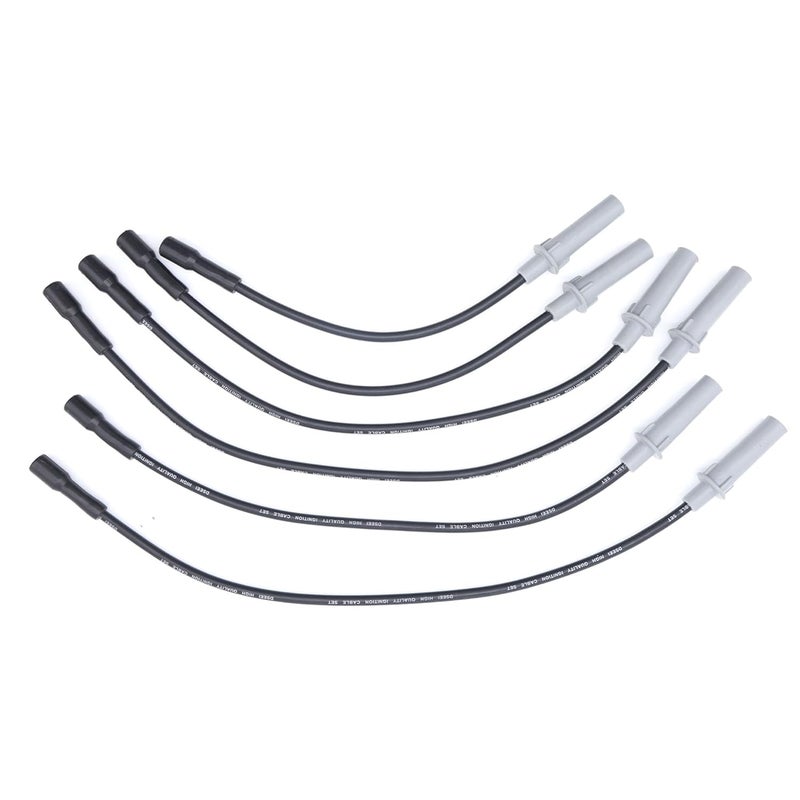 OXCANO 27703 Ignition Spark Plug Wires Set Compatible with Chrysler Grand Voyager, Pacifica, Town & Country, Dodge Caravan, Grand Caravan, Volkswagen 2009-2010 Routan V6 3.8L Replace 26054118 26054173 - Image 1